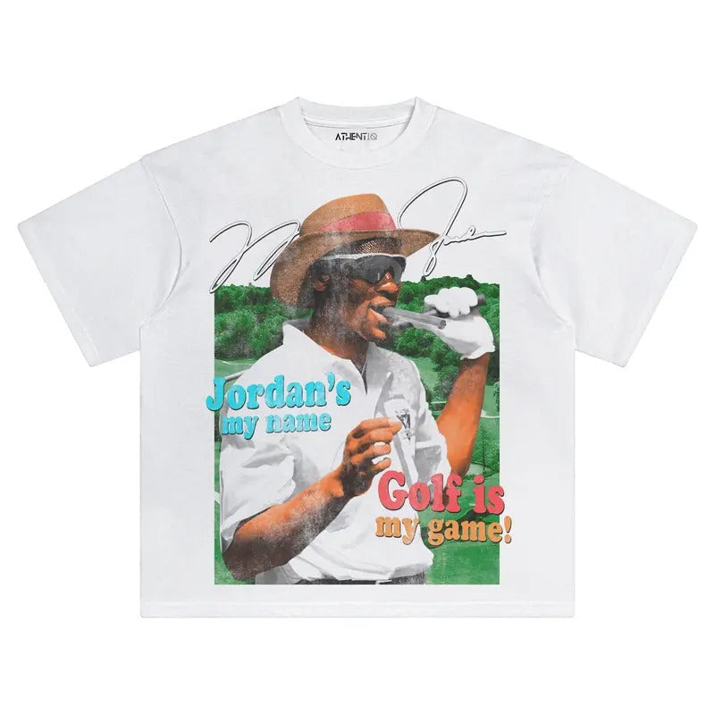 GOLF MIKE VINTAGE SPORT FAN - Adult & Kids T-Shirts, Sweatshirts & Hoodies apparel design preview 1