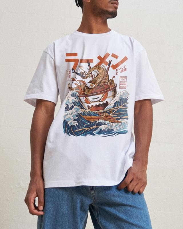 GREAT RAMEN OFF KANAGAWA Summer Cotton Menswear S 3XL - Adult & Kids T-Shirts, Sweatshirts & Hoodies apparel design preview 1