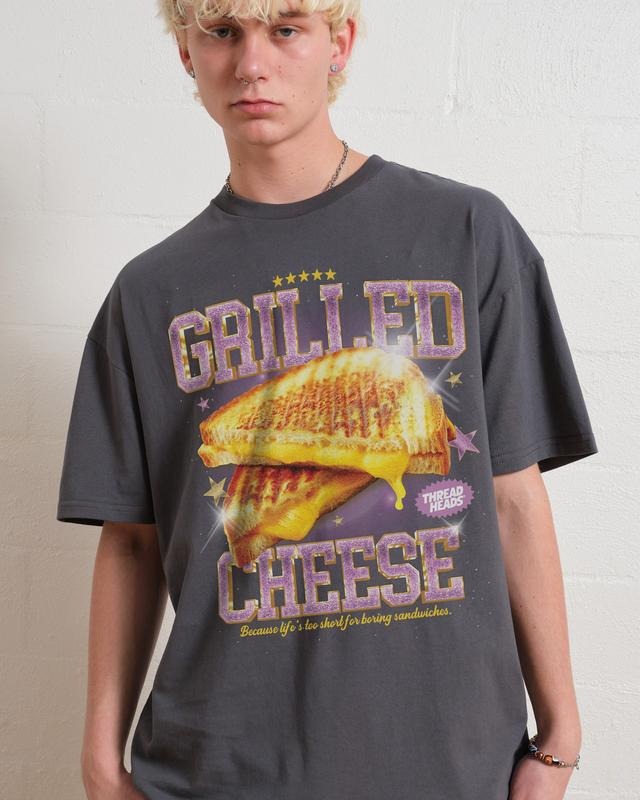 GRILLED CHEESE Summer Cotton Menswear S 3XL Soft Top - Adult & Kids T-Shirts, Sweatshirts & Hoodies apparel design preview 1