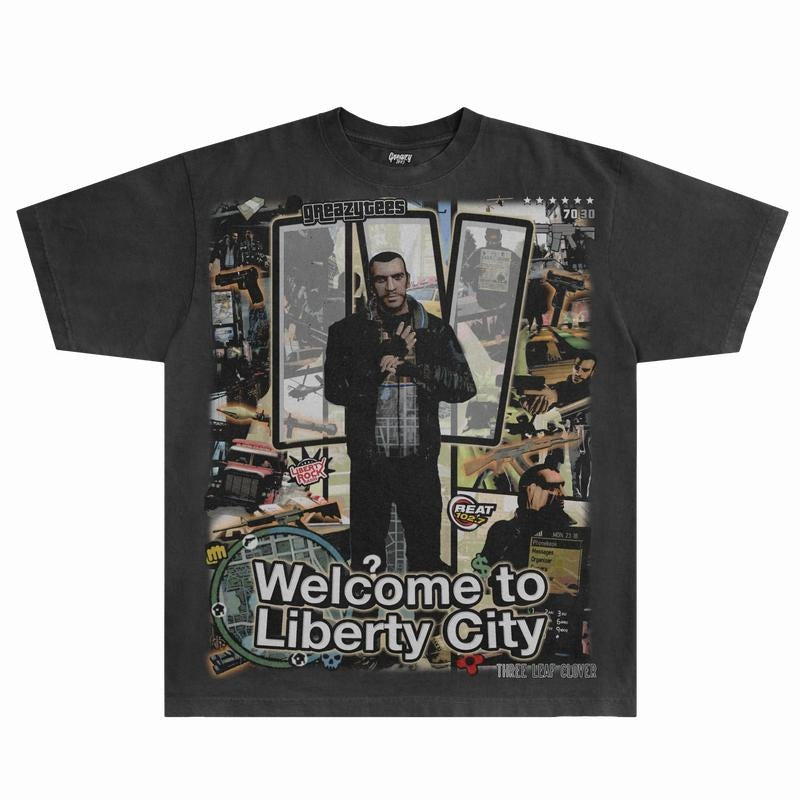 GTA IV Vintage Sport Fan - Adult & Kids T-Shirts, Sweatshirts & Hoodies apparel design preview 1
