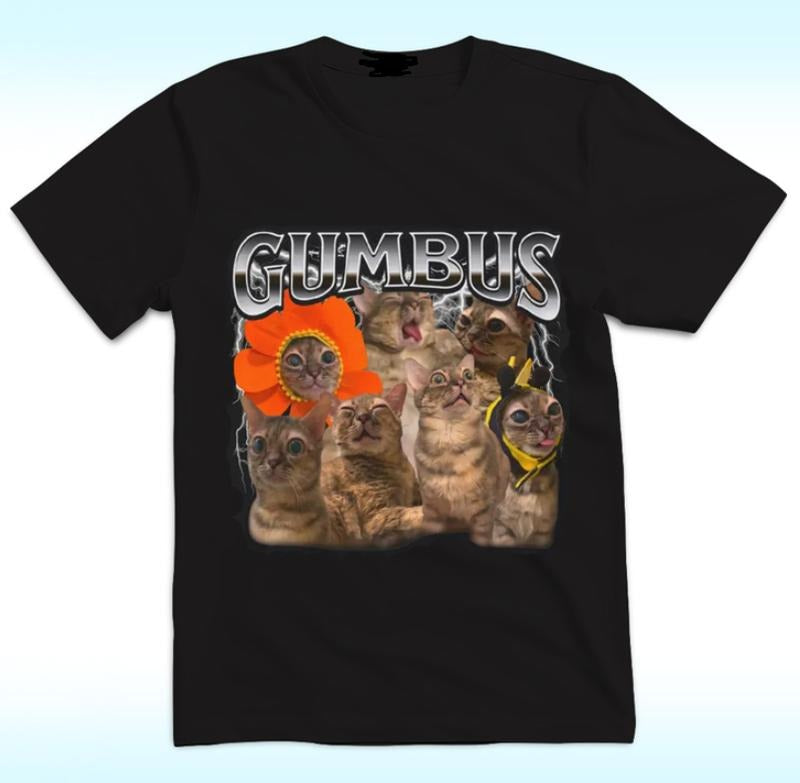 GUMBUS Cat Funny Classic Cotton - Adult & Kids T-Shirts, Sweatshirts & Hoodies apparel design preview 1