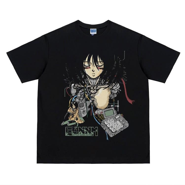 GUNNM "Battle Angel" Heavyweight Vintage 100% Cotton - Adult & Kids T-Shirts, Sweatshirts & Hoodies apparel design preview 1