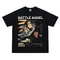 GUNNM "Battle Angel Alita" Vintage Anime 100% Cotton - Adult & Kids T-Shirts, Sweatshirts & Hoodies apparel design preview 1