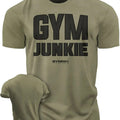 GYMISH Gym Junkie Funny Workout - Adult & Kids T-Shirts, Sweatshirts & Hoodies apparel design preview 1
