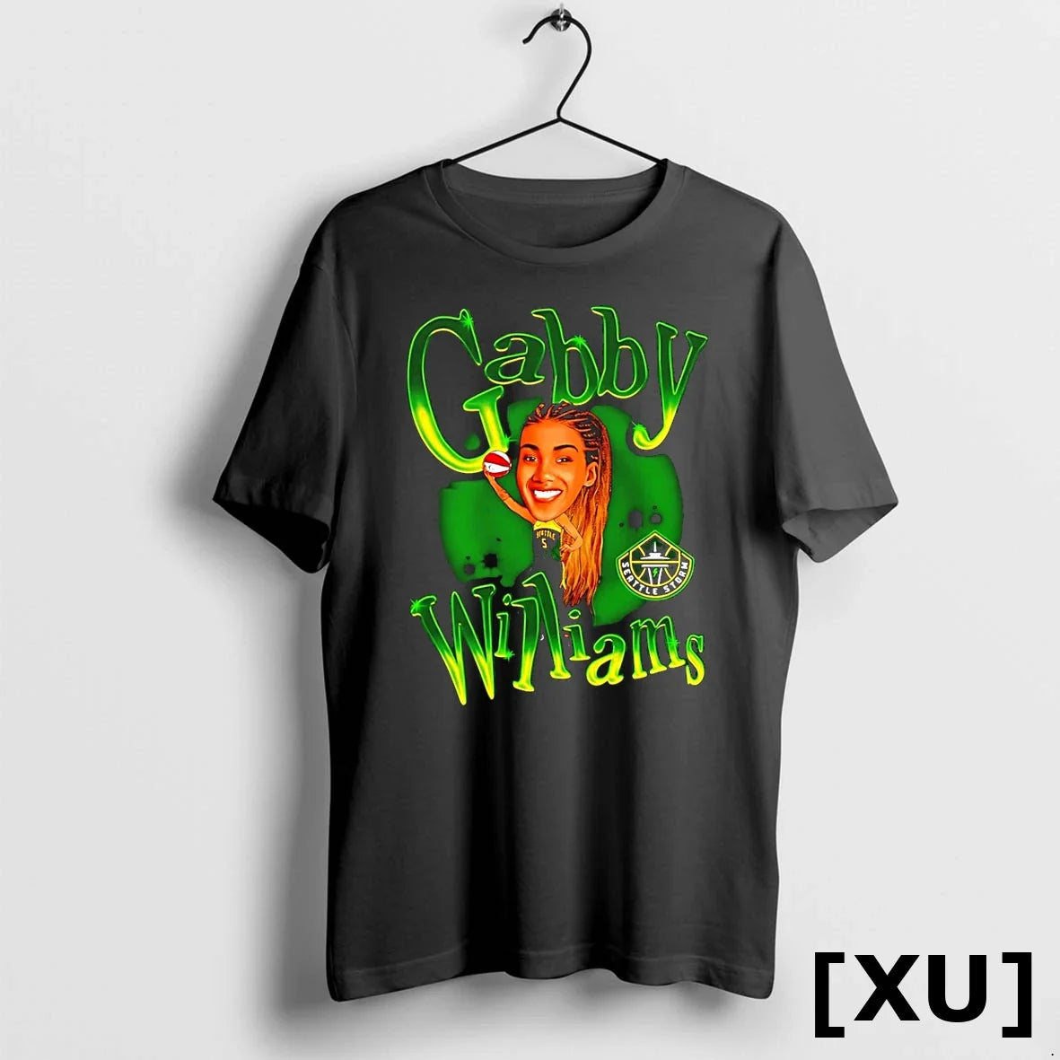 Gabby Williams Seattle Storm Caricature Sweater - Adult & Kids T-Shirts, Sweatshirts & Hoodies apparel design preview 1