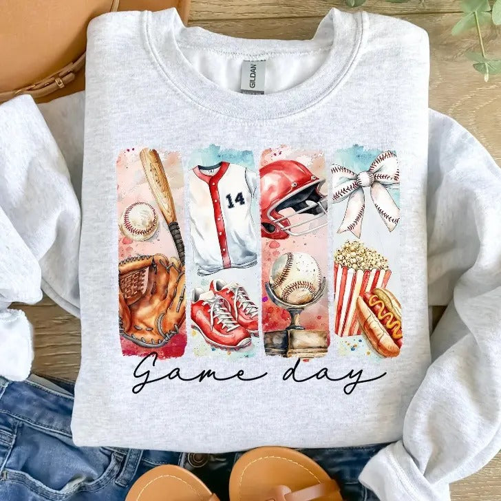 Game Day Baseball Transfers THIS IS NOT - Adult & Kids T-Shirts, Sweatshirts & Hoodies apparel design preview 1