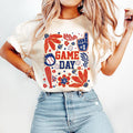 Game Day Baseball Boho Coquette Bow Mama Mom - Adult & Kids T-Shirts, Sweatshirts & Hoodies apparel design preview 1