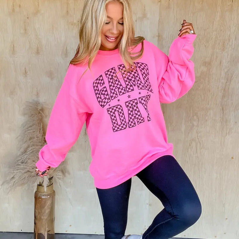 Game Day Checker - Adult & Kids T-Shirts, Sweatshirts & Hoodies apparel design preview 1