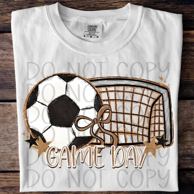 Game Day Soccer DTF Transfers THIS IS NOT - Adult & Kids T-Shirts, Sweatshirts & Hoodies apparel design preview 1