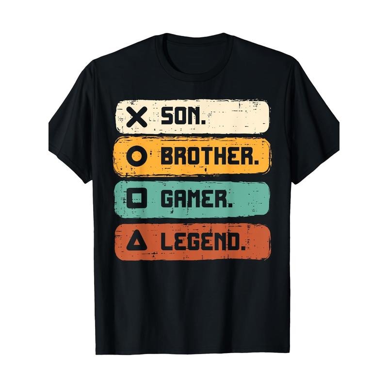 Game Son Brother Teens Gaming Fun Quality Cotton - Adult & Kids T-Shirts, Sweatshirts & Hoodies apparel design preview 1