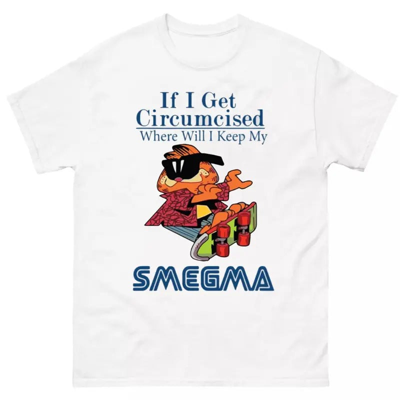 Garfield Smegma Meme Hilarious - Adult & Kids T-Shirts, Sweatshirts & Hoodies apparel design preview 1