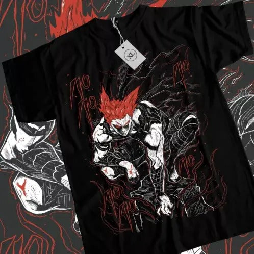 Garou One Punch Shonen King Horror Anime Manga Black - Adult & Kids T-Shirts, Sweatshirts & Hoodies apparel design preview 1