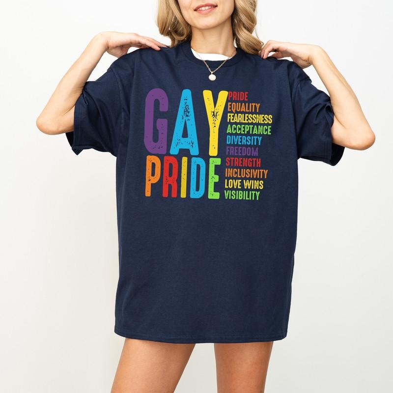 Gay Pride Equal Rights LGBT Equality Freedom Human - Adult & Kids T-Shirts, Sweatshirts & Hoodies apparel design preview 1