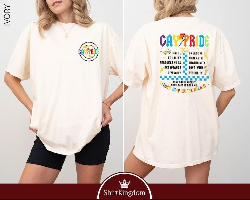 Gay Pride Tour 2024 Equality Month LGBTQ Ally - Adult & Kids T-Shirts, Sweatshirts & Hoodies apparel design preview 1