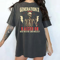 Gen X 1965 1980 Vintage Funny Generation Retro Raised - Adult & Kids T-Shirts, Sweatshirts & Hoodies apparel design preview 1