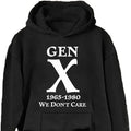 Gen X 1965 1980 We Don'T Care Casual Street Perfect - Adult & Kids T-Shirts, Sweatshirts & Hoodies apparel design preview 1