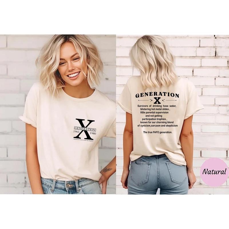 Gen X Generation Raised Hose Water Neglect Nostalgia - Adult & Kids T-Shirts, Sweatshirts & Hoodies apparel design preview 1
