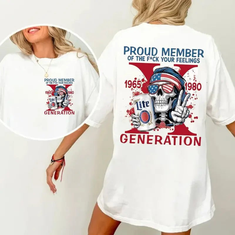 Generation X Year New Version True Fafo Two Side Gen - Adult & Kids T-Shirts, Sweatshirts & Hoodies apparel design preview 1