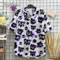 Gengar Ghost Hawaiian - Adult & Kids T-Shirts, Sweatshirts & Hoodies apparel design preview 1