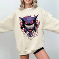 Gengar Ghost Dark Kaiju Japanese Anime Movie Film - Adult & Kids T-Shirts, Sweatshirts & Hoodies apparel design preview 1