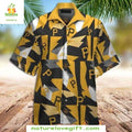 Pittsburgh Pirates MLB Hawaiian Geometric Edge - Adult & Kids T-Shirts, Sweatshirts & Hoodies apparel design preview 1