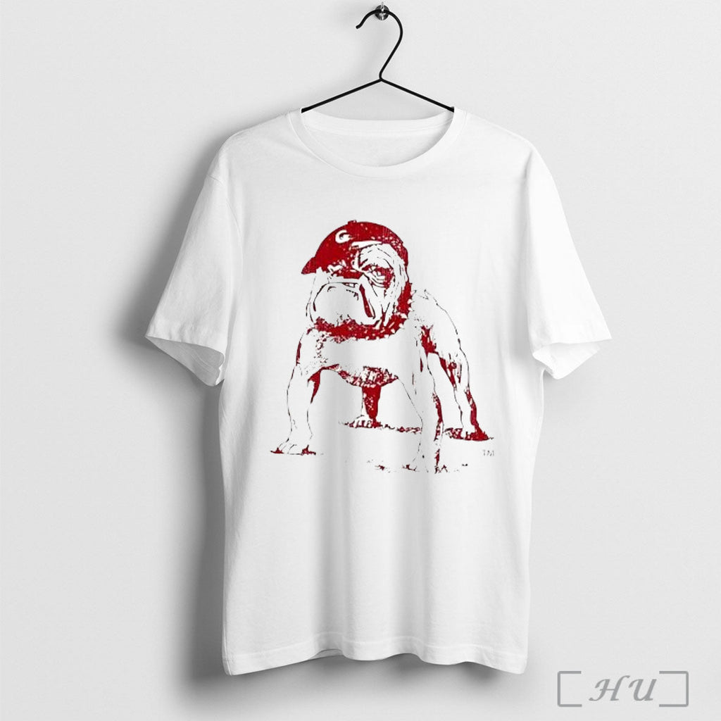 Georgia Bulldogs Vintage Mascot - Adult & Kids T-Shirts, Sweatshirts & Hoodies apparel design preview 1