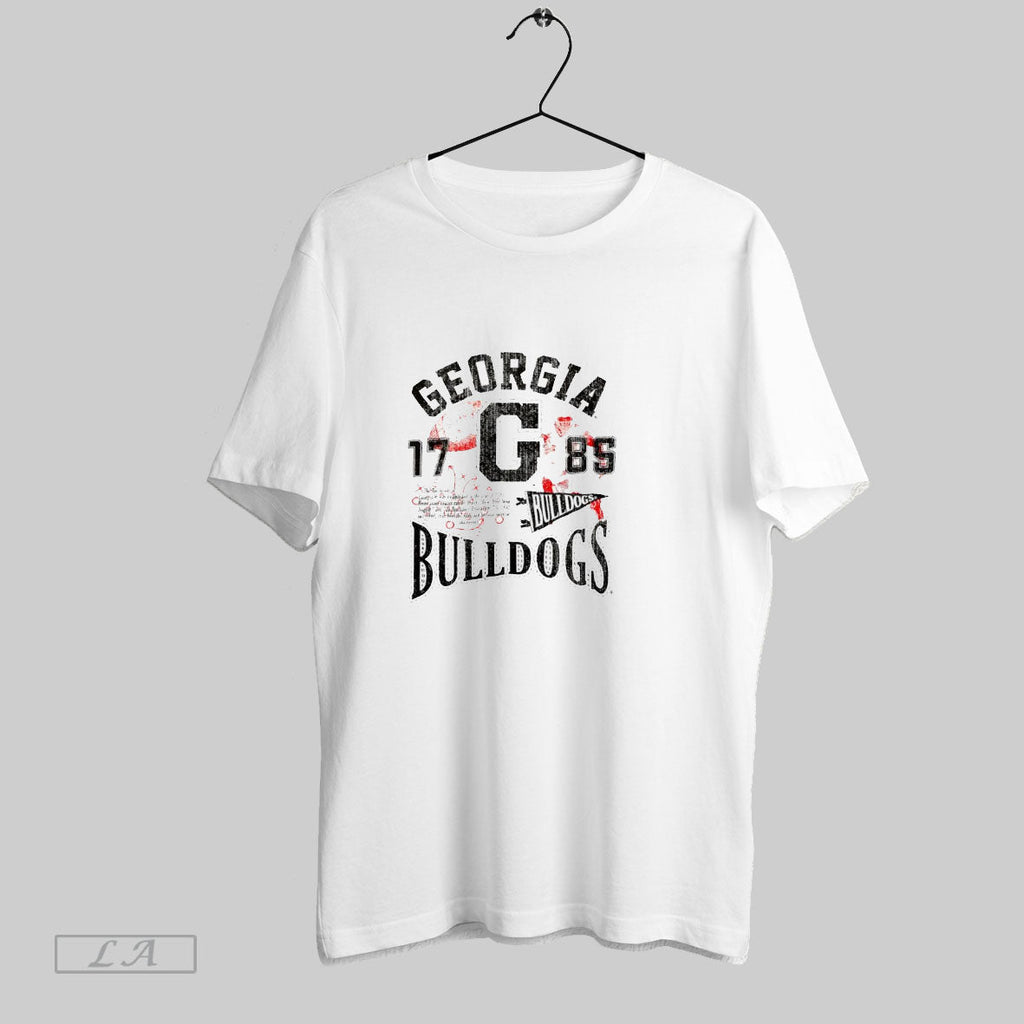Georgia Bulldogs Football Heritage Scholar 1985 - Adult & Kids T-Shirts, Sweatshirts & Hoodies apparel design preview 1