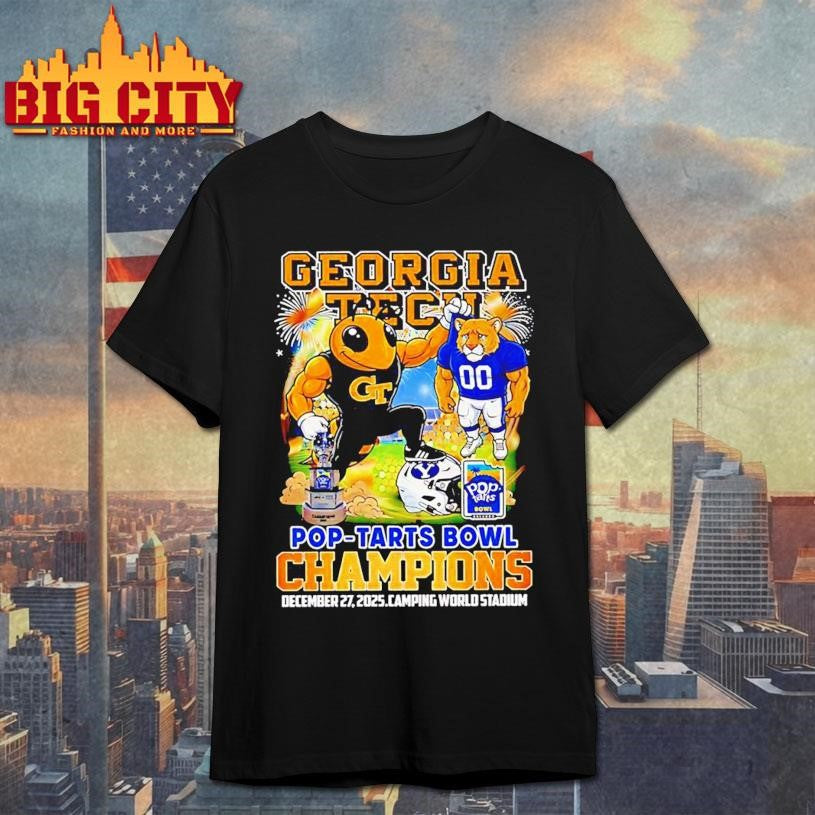 Georgia Tech Yellow Jackets beat BYU Cougars - Adult & Kids T-Shirts, Sweatshirts & Hoodies apparel design preview 1