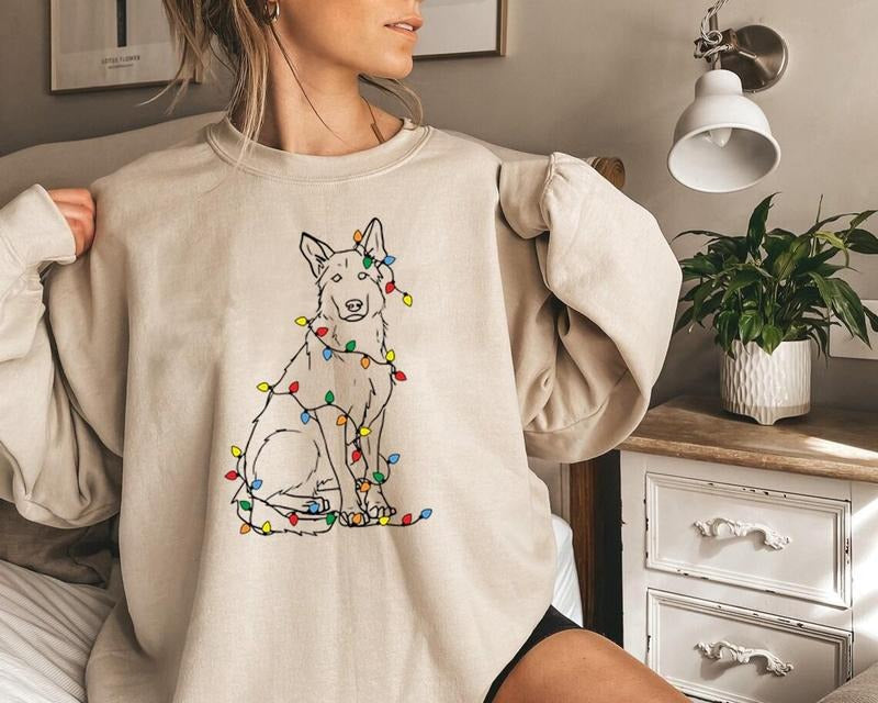 German Shepherd Cute Dog Mom Lover Family - Adult & Kids T-Shirts, Sweatshirts & Hoodies apparel design preview 1