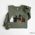 German Shepherd Halloween Ghost Dogs Dog Fall Lover - Adult & Kids T-Shirts, Sweatshirts & Hoodies apparel design preview 1