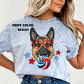 German Shepherd July 4th Dog Relaxed Fit Printed USA - Adult & Kids T-Shirts, Sweatshirts & Hoodies apparel design preview 1