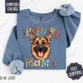 German Shepherd Mama Comfort Colors Cute Dog Mom - Adult & Kids T-Shirts, Sweatshirts & Hoodies apparel design preview 1