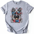German Shepherd Patriotic Dog USA America Pet Lover - Adult & Kids T-Shirts, Sweatshirts & Hoodies apparel design preview 1