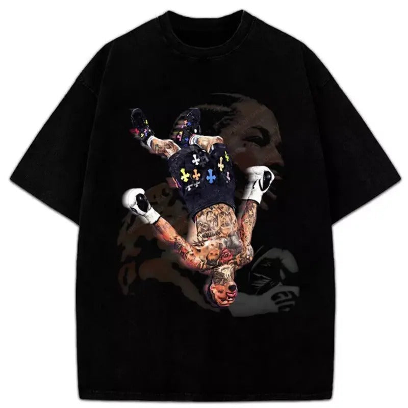 Gervonta Tank Davis Flip Boxing World Champion Custom - Adult & Kids T-Shirts, Sweatshirts & Hoodies apparel design preview 1