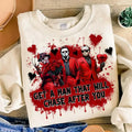 Get Man That Will Chase After You Pink Heart - Adult & Kids T-Shirts, Sweatshirts & Hoodies apparel design preview 1