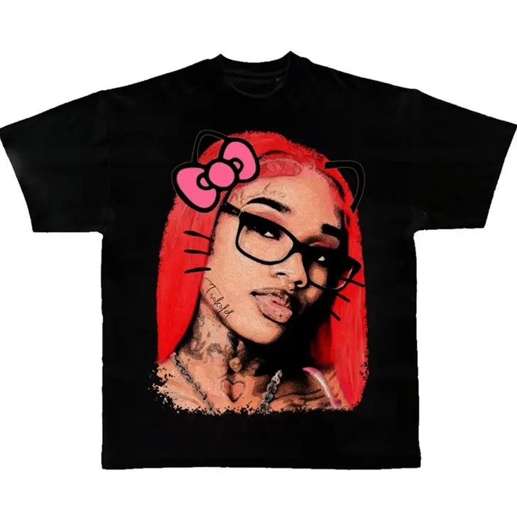 Get Sexyy Kitty Big Face Casual - Adult & Kids T-Shirts, Sweatshirts & Hoodies apparel design preview 1
