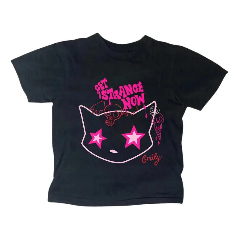 Get Strange Now Baby Gothic Emo Girl Y2k Top - Adult & Kids T-Shirts, Sweatshirts & Hoodies apparel design preview 1