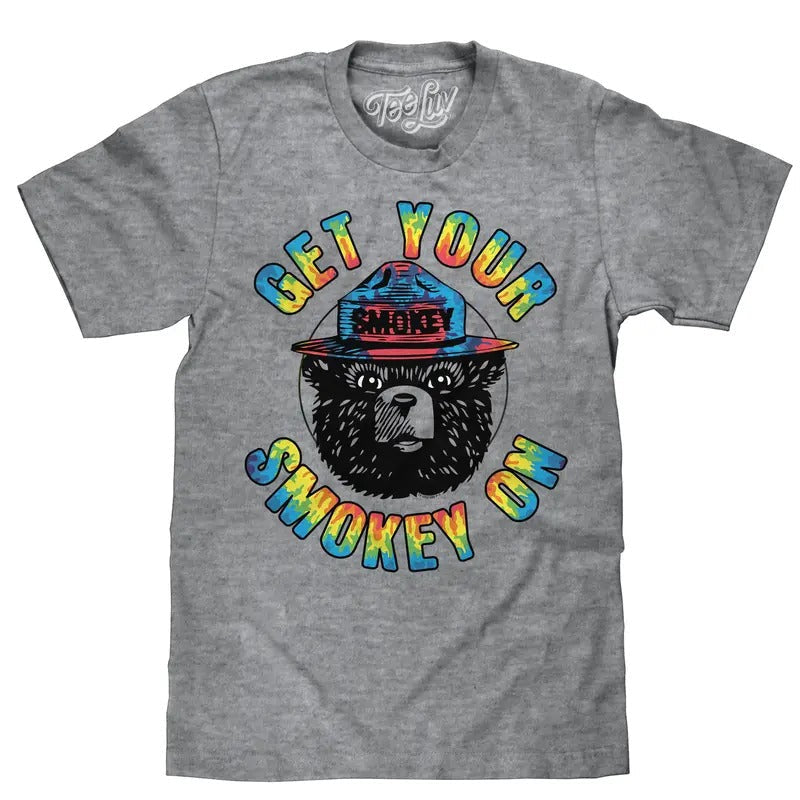 Get Your Smokey Tie Dye Gray - Adult & Kids T-Shirts, Sweatshirts & Hoodies apparel design preview 1