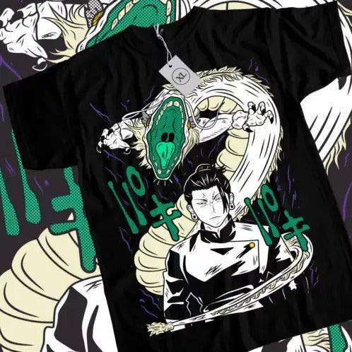 Geto Suguru Short Sleeve Jujutsu Kaisen Gojo Anime - Adult & Kids T-Shirts, Sweatshirts & Hoodies apparel design preview 1