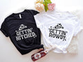Getting Hitched Rowdy Western Bachelorette Party - Adult & Kids T-Shirts, Sweatshirts & Hoodies apparel design preview 1