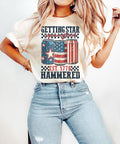 Getting Star Spangled Hammered Memorial Day 4th July - Adult & Kids T-Shirts, Sweatshirts & Hoodies apparel design preview 1