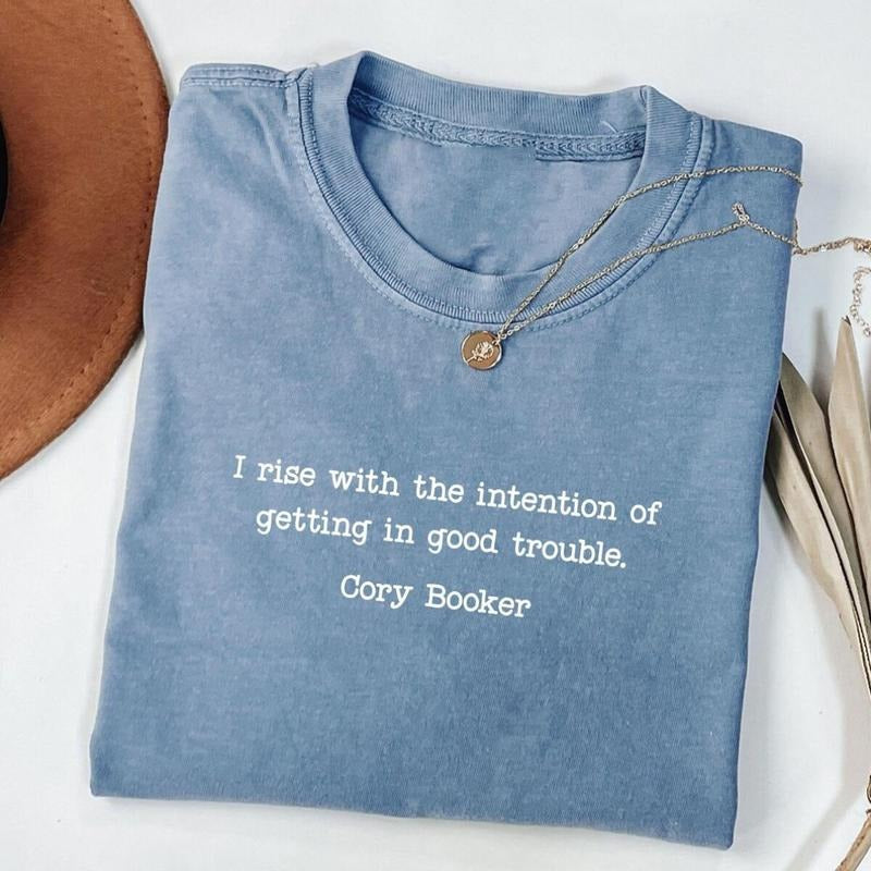 Getting Good Trouble Senator Cory Booker Filibuster - Adult & Kids T-Shirts, Sweatshirts & Hoodies apparel design preview 1