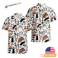 Ghibli Characters Doodle Hawaiian - Adult & Kids T-Shirts, Sweatshirts & Hoodies apparel design preview 1