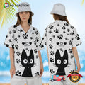Ghibli Kiki's Delivery Service Jiji Hawaiian - Adult & Kids T-Shirts, Sweatshirts & Hoodies apparel design preview 1