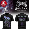 Ghost Band The Skeletour 2026 Knoxville Tennessee Two - Adult & Kids T-Shirts, Sweatshirts & Hoodies apparel design preview 1