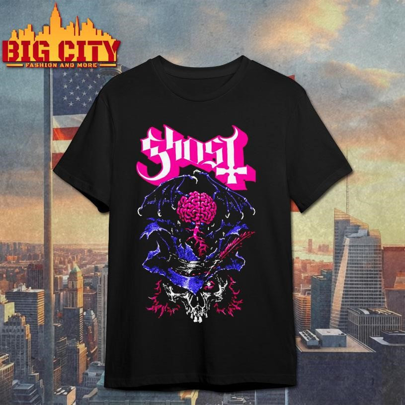 Ghost Bat In The Brain US Skeletour 2026 - Adult & Kids T-Shirts, Sweatshirts & Hoodies apparel design preview 1