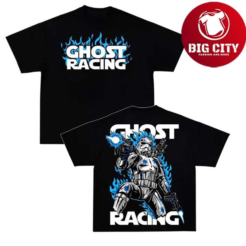 Ghost Racing Lone Trooper Two Sided - Adult & Kids T-Shirts, Sweatshirts & Hoodies apparel design preview 1
