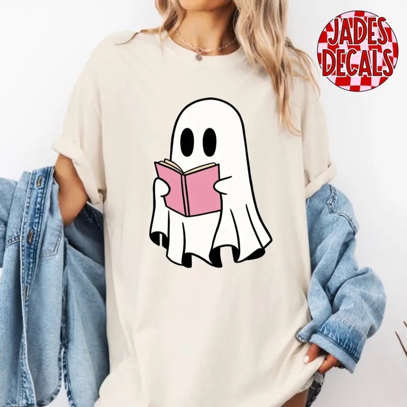 Ghost Reader Comfort Colors - Adult & Kids T-Shirts, Sweatshirts & Hoodies apparel design preview 1