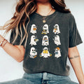 Ghost Reading Books Bookish Halloween Comfort Colors - Adult & Kids T-Shirts, Sweatshirts & Hoodies apparel design preview 1