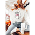 Ghost Reading Smut Book Bookish Spooky Season Funny - Adult & Kids T-Shirts, Sweatshirts & Hoodies apparel design preview 1
